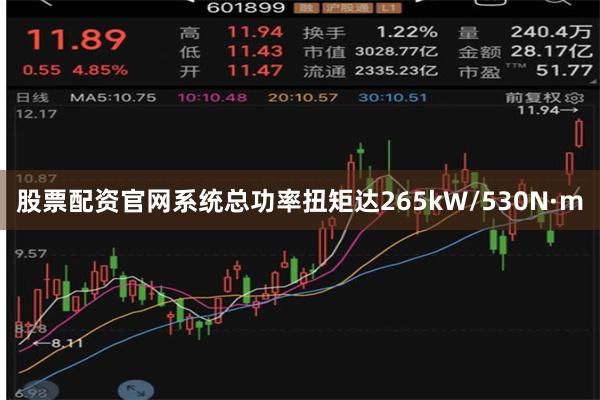 股票配资官网系统总功率扭矩达265kW/530N·m