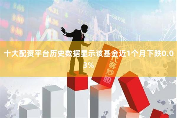 十大配资平台历史数据显示该基金近1个月下跌0.03%